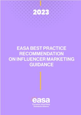 EASA Best Practice Recommendation on Influencer Marketing Guidance 2023