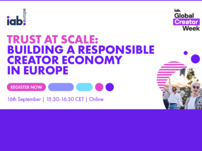 EASA at IAB Global Creator Week: Building a Responsible Creator Economy